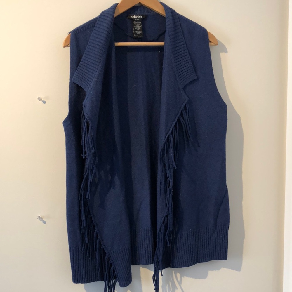 Women's Blue Sweater Vest